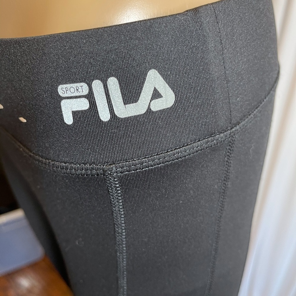 FILA BLACK RUNNING LEGGINGS - Picture 5 of 6